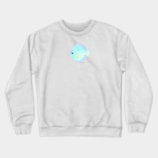 Blue Diamond Discus Fish Crewneck Sweatshirt
